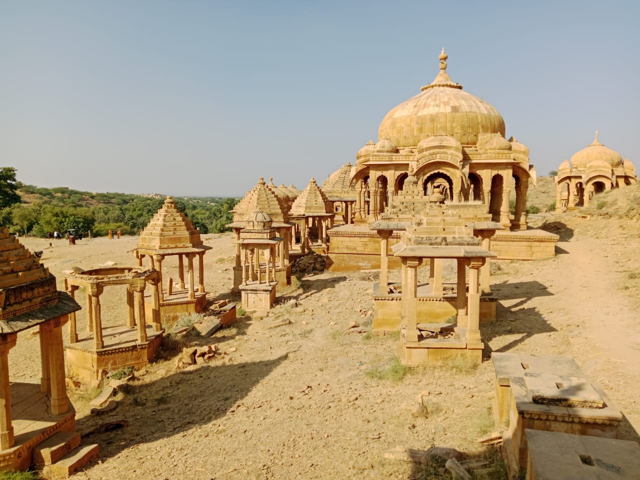 Bada Bagh cenotaphs Jaisalmer photo